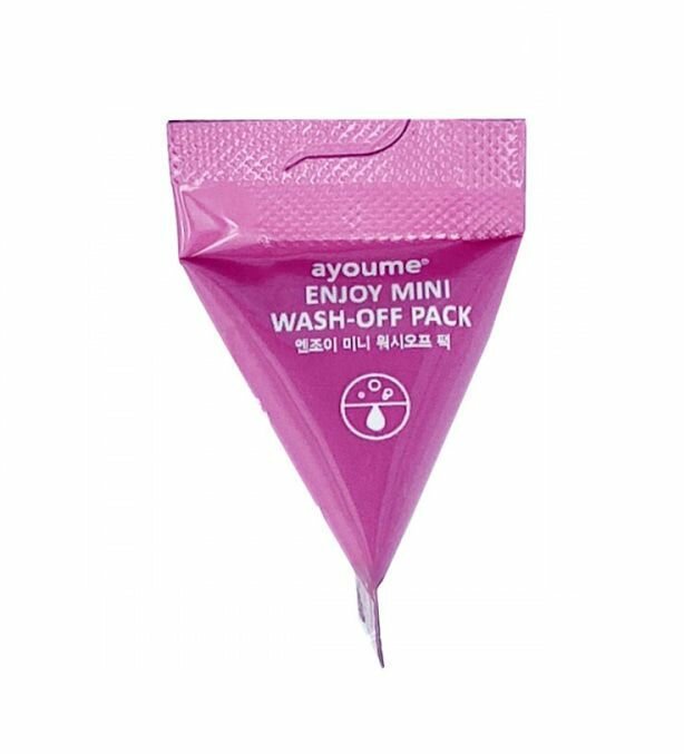Маска для лица с каламиновой пудрой AYOUME ENJOY MINI WASH-OFF PACK 1шт*3гр. - фото №3