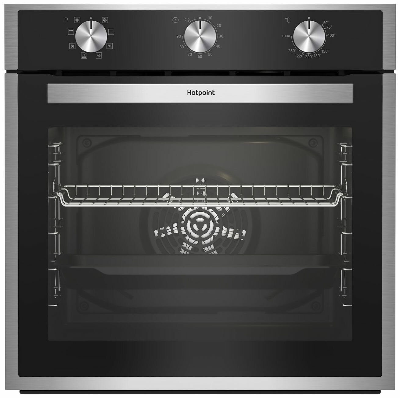 Встраиваемый электрический духовой шкаф Hotpoint FE9 814 H IX - фотография № 1