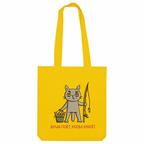 фото Сумка шоппер us basic, желтый