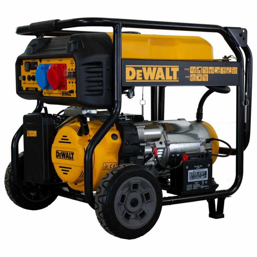 фото Бензиновый генератор DEWALT, 7600 Вт, 230/400 В, 456 см , DXGNP853E