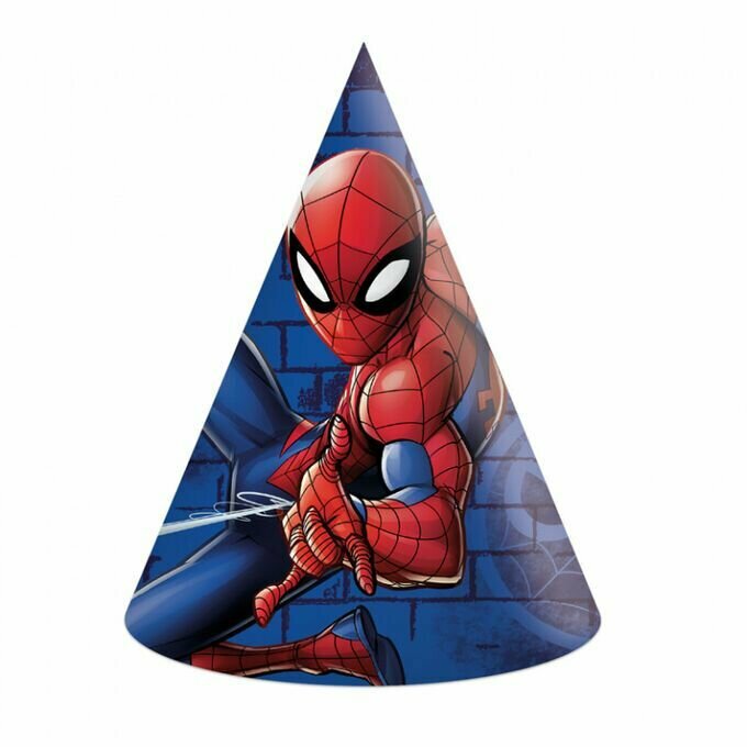 Колпаки "Человек-Паук" / Ultimate Spiderman team up / набор 6 шт.