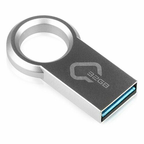 Флешка Qumo Ring, 32 Гб, USB3.0, металлик (комплект из 2 шт)