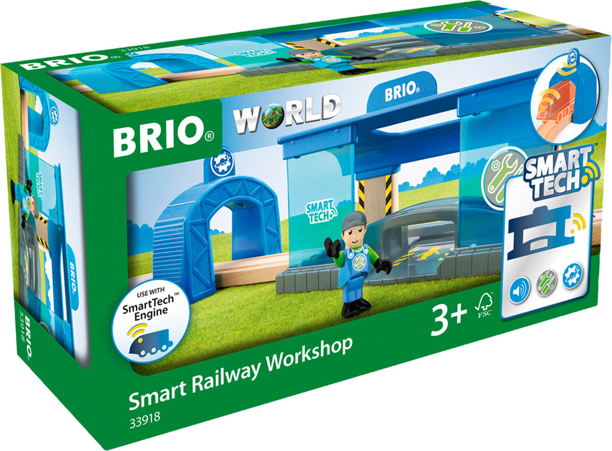 Игровой набор BRIO Вагоноремонтная мастерская Smart Tech (33918) - фото №14