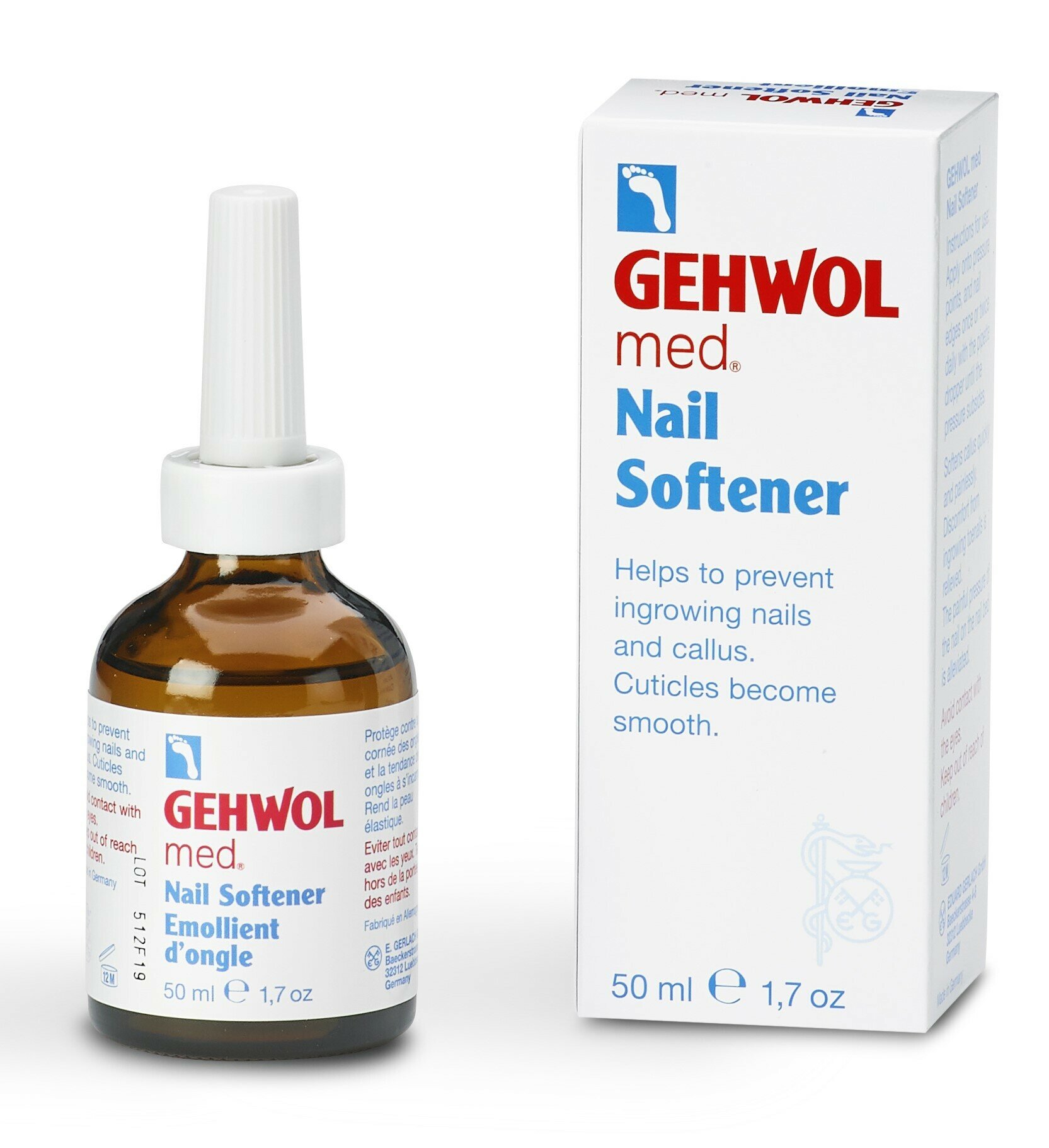 Gehwol Nail Softener - Смягчающая жидкость для ногтей 50 мл