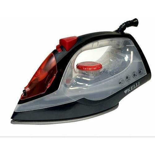 Утюг Kelli KL-1651 серыйчерныйкрасный 250500₽