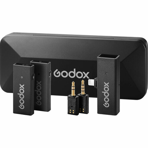 Петличная радиосистема Godox MoveLink Mini LT Kit2, черная петличная радиосистема godox movelink uc1 для смартфона