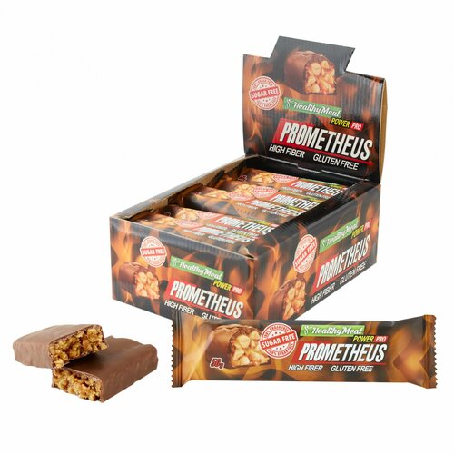 фото Батончики power pro prometheus без сахара, 20 шт по 50 г, с арахисом