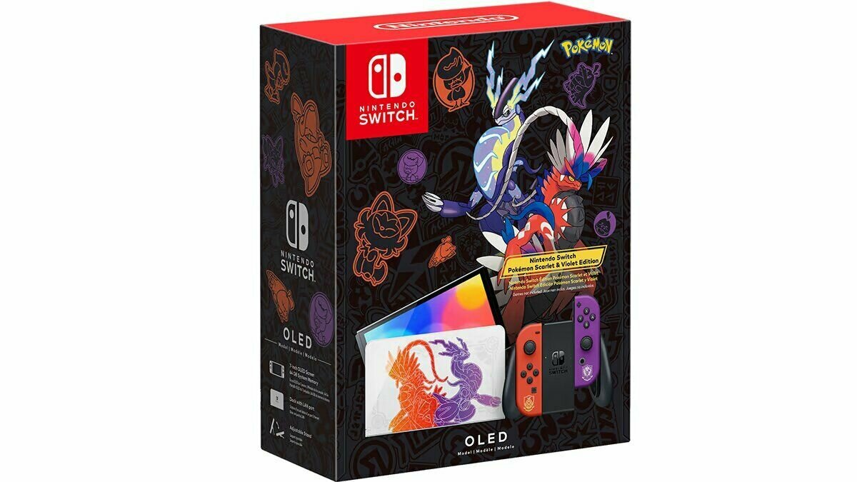 Игровая консоль Nintendo Switch OLED Model Pokemon Scarlet & Violet Edition