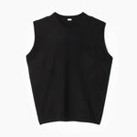 Жилет мужской MINAKU: Knitwear collection цвет черный, р-р 48 - изображение