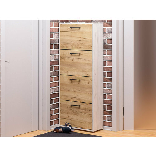 Обувница ОБ-5 Крафт светлый/Крафт золотой