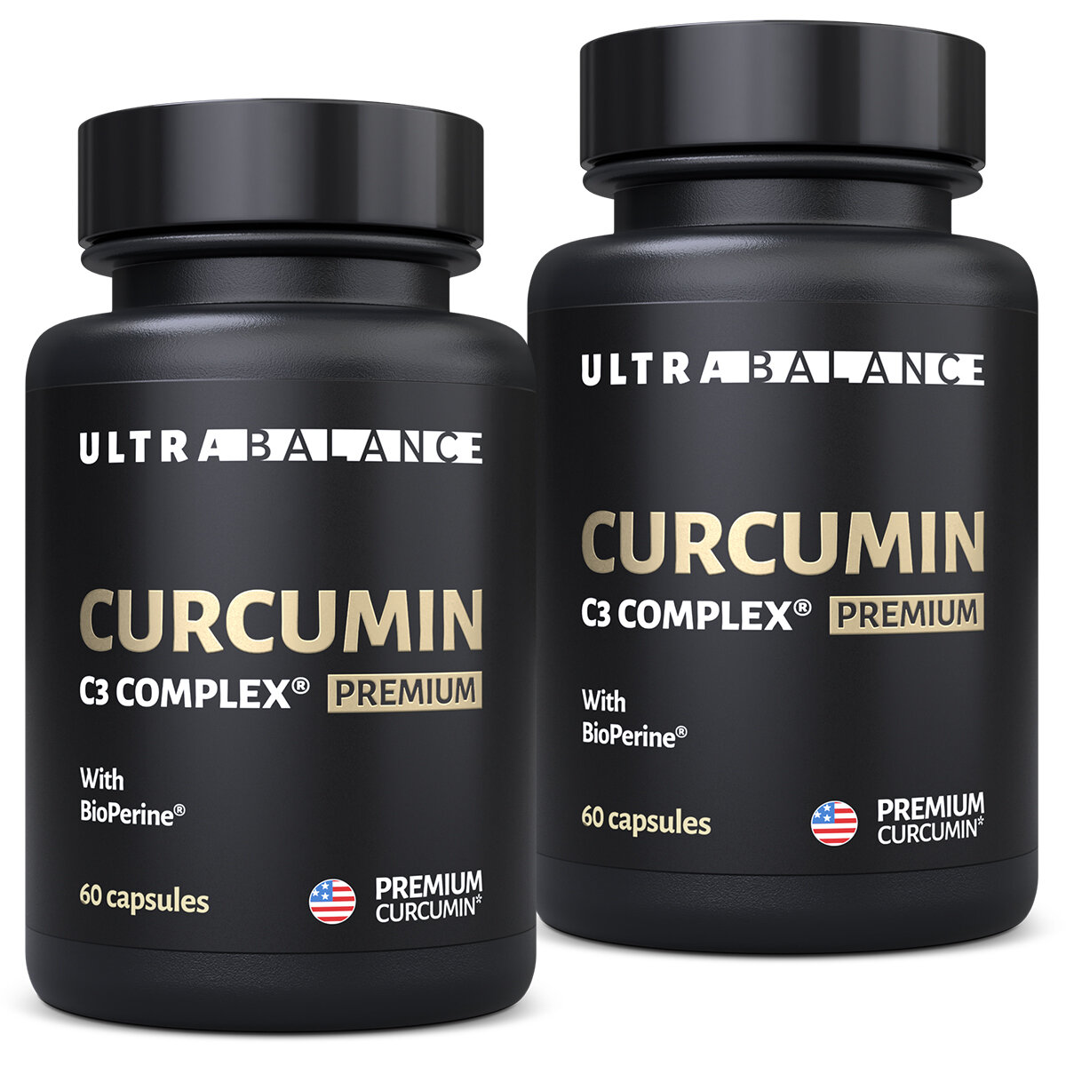 UltraBalance Curcumin C3 Complex Premium капс., 300 г, 60 шт., 2 уп.