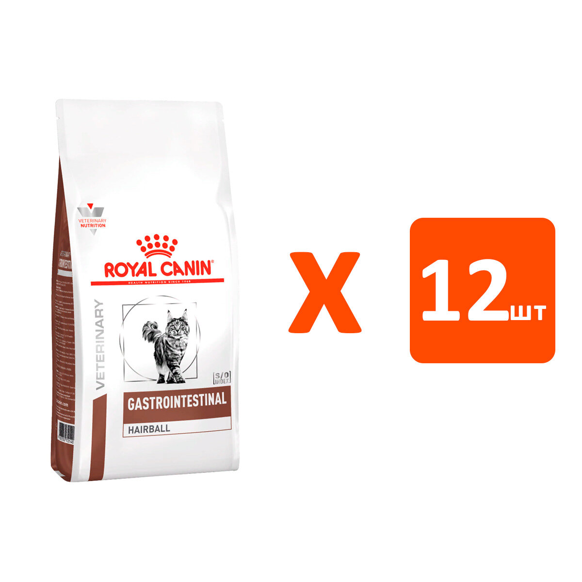 Royal Canin Корм сухой кошек Гастроинтестинал Хэирбол Контрол, 400 г - фото №1