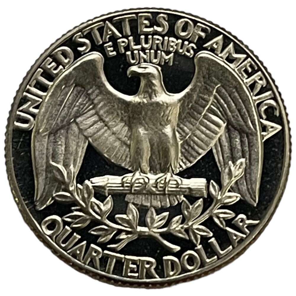 США 25 центов (1/4 доллара) 1974 г. (Quarter, Вашингтон) (S) (Proof)