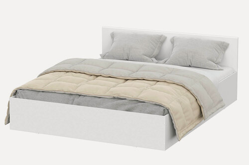 Изображение товара Кровать двойная Hoff Токио, 160х200 см, цвет белый текстурный