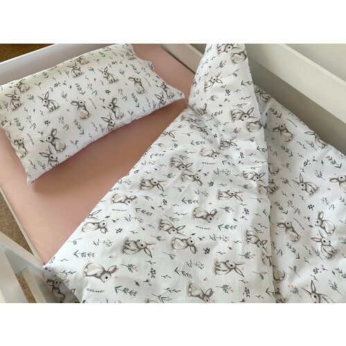 Комплект детского белья 160х80 см ТД-2-new Постельное белье детское 80х160 с простыней на резинке 2000₽