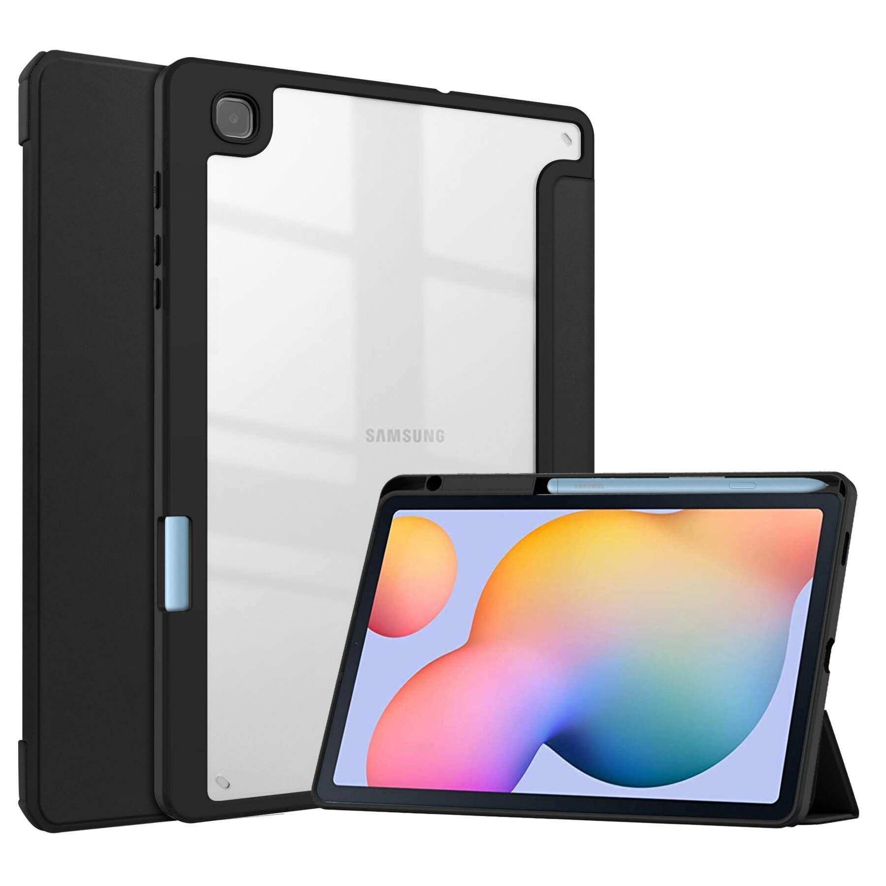 Чехол MyPads для Samsung Galaxy Tab S6 Lite 2022 2020 10.4' (P610 P615 P619) с местом для стилуса