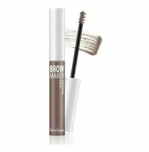 Тушь для бровей Belor Design BROW MAKER тон 014, светло-русый х 1шт