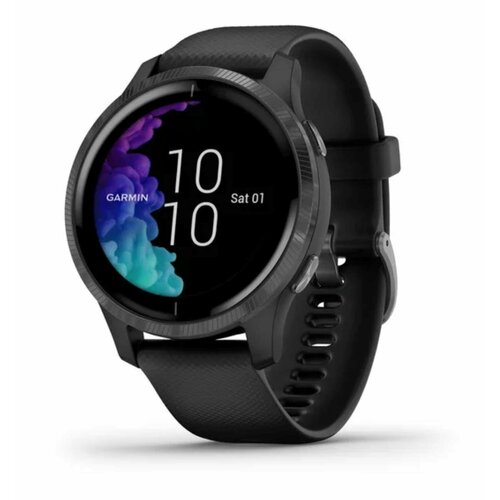 Venu Slate Stainless Steel Bezel with Black Case and Silicone Band 2999900₽