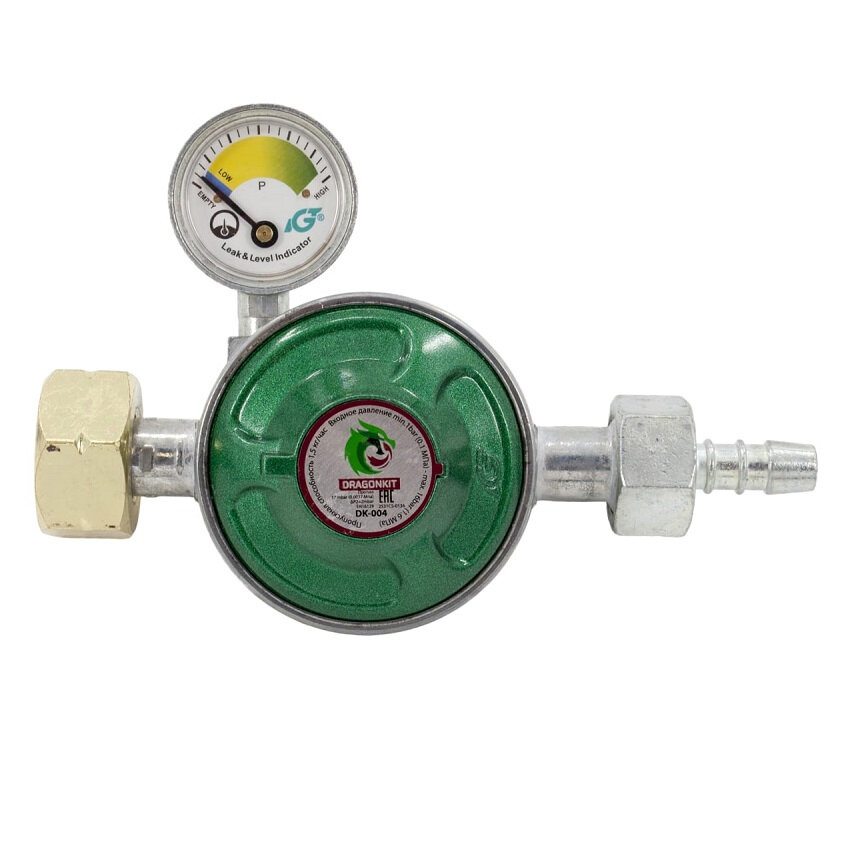 Регулятор давления газа DRAGONKIT DK-004 с манометром