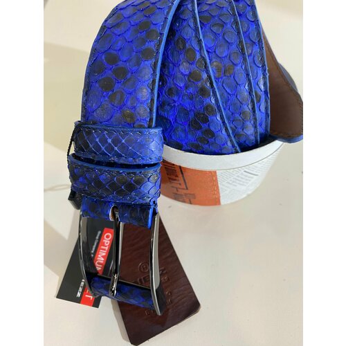 фото Ремень , размер 135, синий нет бренда