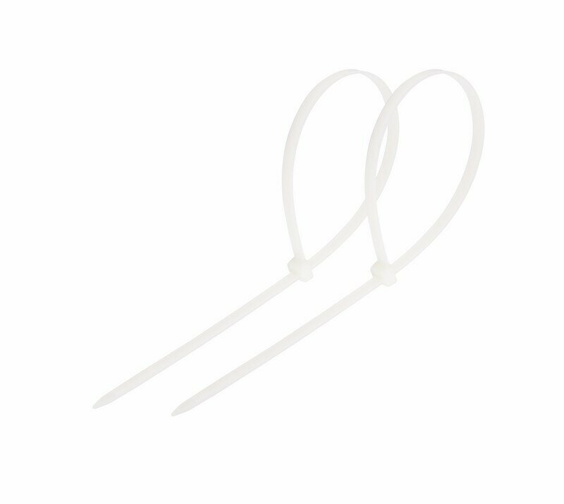 Хомут REXANT nylon 150x3,6 мм 100 шт белый 07-0150-4