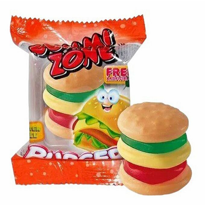 Жевательный мармелад Gummi Zone Burger / Бургер 77 гр (Индонезия)