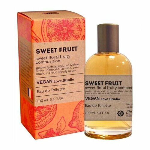 Delta Parfum Vegan Love Studio Sweet Fruit туалетная вода 50 мл для женщин today parfum туалетная вода vegan love studio orient story 100 мл 216 г