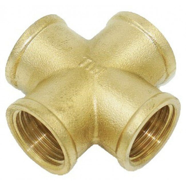 Крестовина Millennium 1/2" , латунь