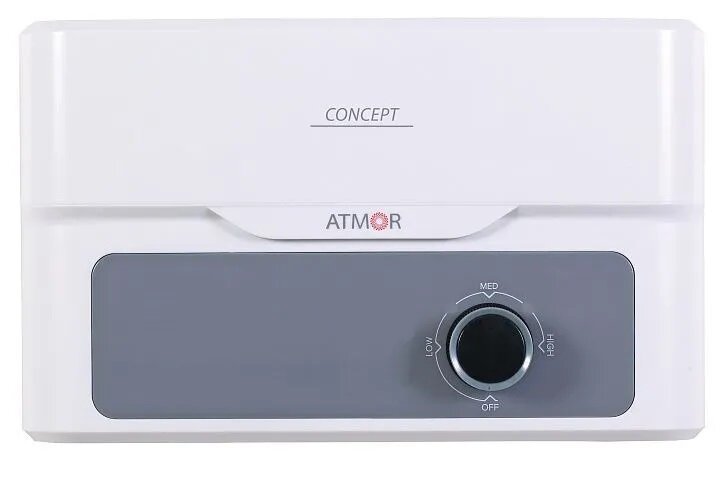 Водонагреватель проточный ATMOR CONCEPT 3.5 KW COMBI (душ + кран)