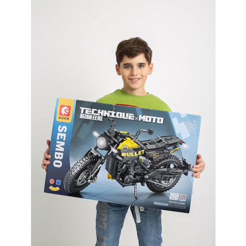 Конструктор мотоцикл BULLET forango blok конструктор с подсветкой для детей от 9 до 18 лет