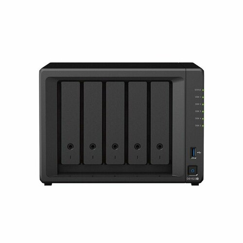 Сетевое хранилище без дисков SYNOLOGY DS1522+ черный