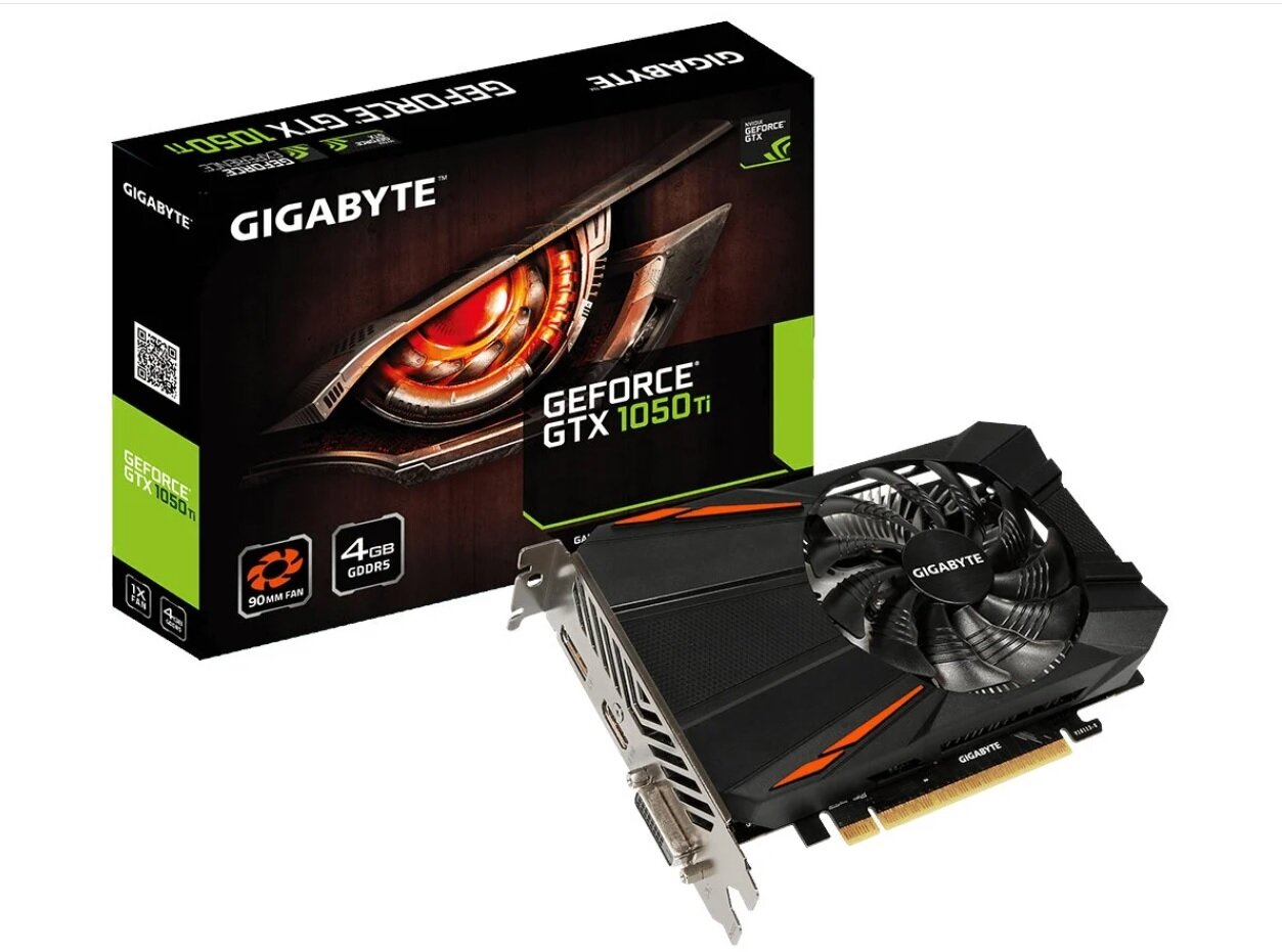 Видеокарта GIGABYTE GeForce GTX 1050 Ti 4GB (GV-N105TD5-4GD)