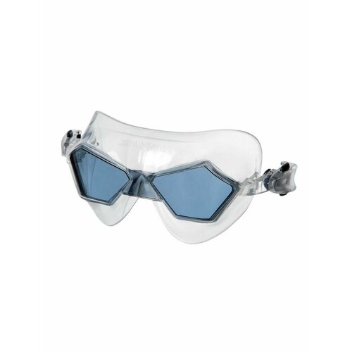 Очки для плавания SALVIMAR JEKO прозрачный силикон/голубые линзы очки для плавания salvimar fluyd freedom прозрачный силикон синяя рамка