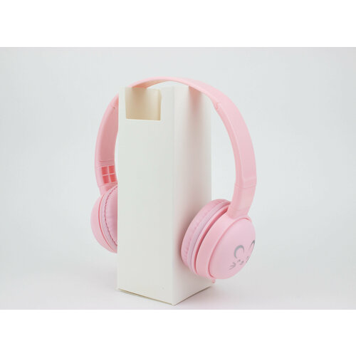 Наушники полноразмерные, детские, проводные с изображением Мышки, розовые, для ПК, для телефона, с микрофоном, для iPhone, Android