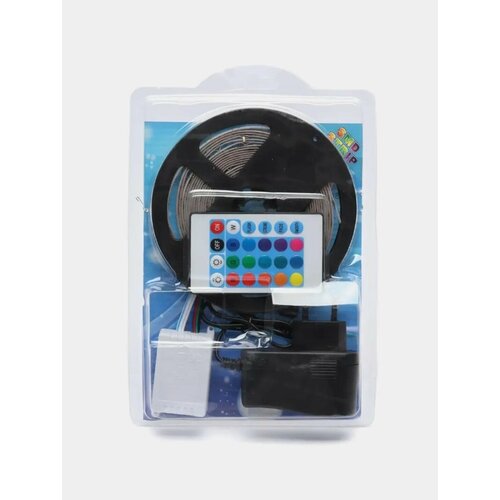 Светодиодная лента с пультом Bluetooth многоцветная Управление Bluetooth Длина 5м 1318₽