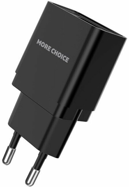 Зарядное устройство сетевое More Choice 2*USB 2.4A для Lightning 8-pin 1м Green - фото №16