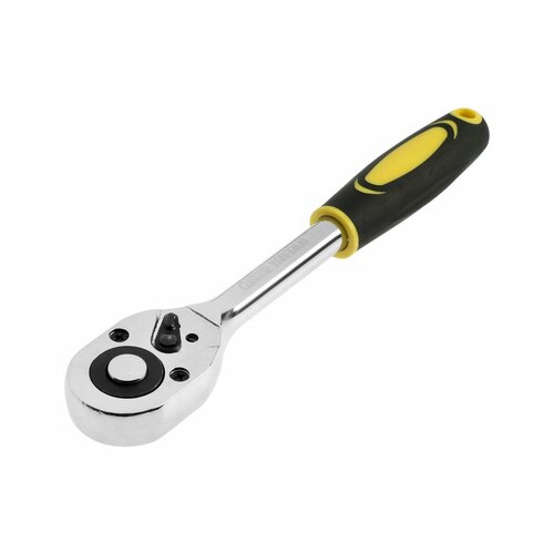 Вороток с трещоткой CrV квадрат 12 2К рукоятка 24 зуба 250 мм 1044₽