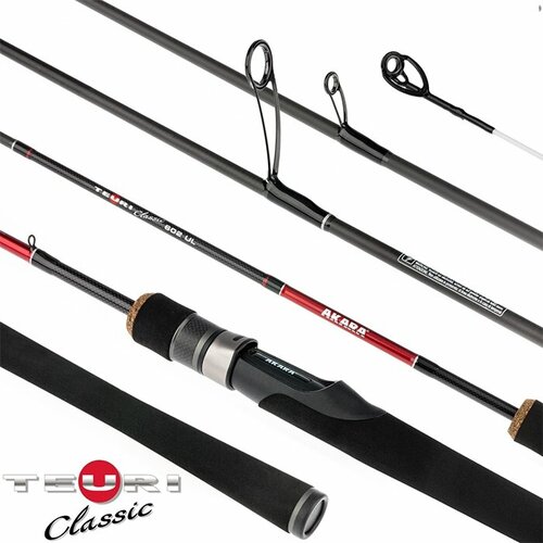 фото Спиннинг штекерный угольный 2 колена akara teuri classic ul tx-30 (0,6-7)