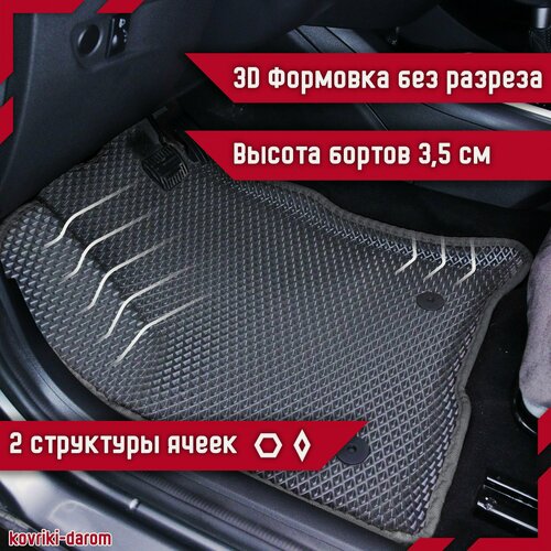 Изображение товара Kоврики EVA 3D с бортами Haval Jolion 4WD I с 2020 автомобильные ЕВА автоковрики ЭВА в салон автомобиля ЭВО