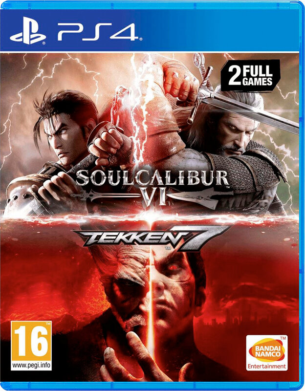 Игра для PlayStation 4 Soulcalibur 6 + Tekken 7 (2 в 1) РУС СУБ Новый