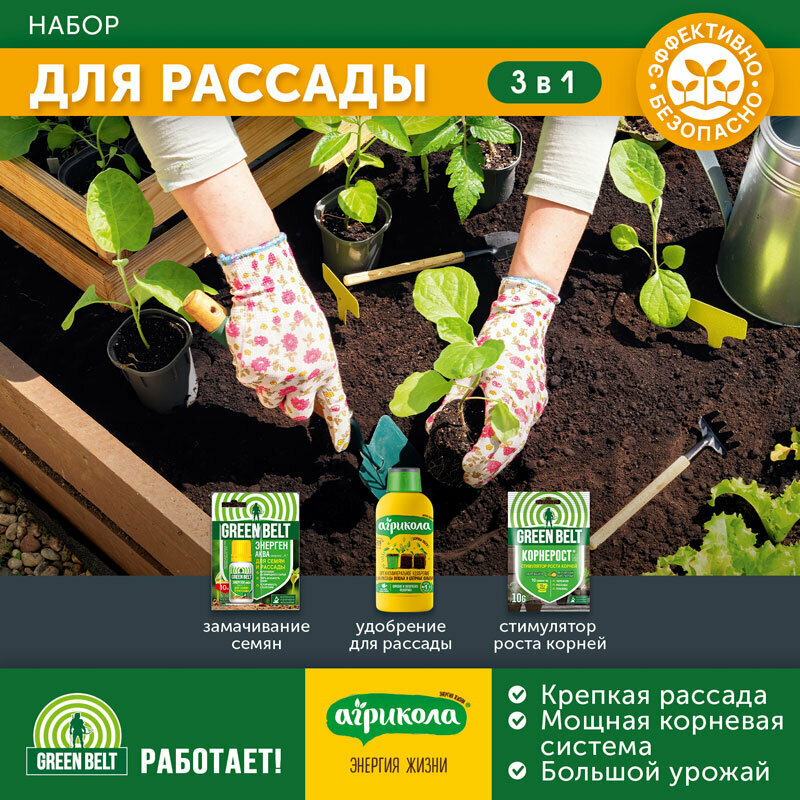 Набор для выращивания рассады GREEN BELT 