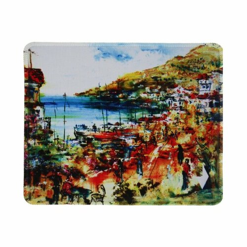 Коврик для мыши Gembird MP-ART5 220x180x2 мм рисунок - город 418₽