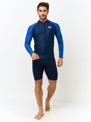 Куртка из неопрена 2 мм мужская для водного спорта SARGAN SPORT синий размер XXL