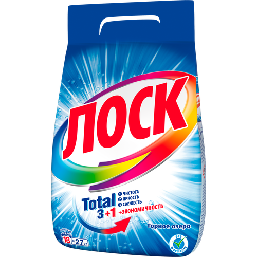 Стиральный порошок Лоск Горное озеро 27кг 1199₽