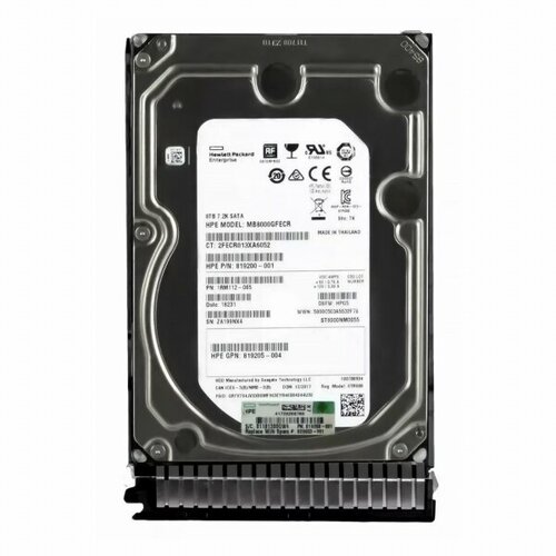 Жесткий диск HP 819205-004 8Tb 7200 SATAIII 35 HDD 44390₽