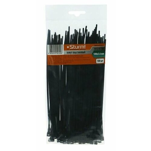 Хомуты Sturm 7012-05-180 180 х 36 мм 100 штуп 491₽