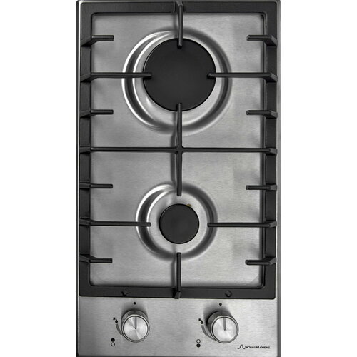Газовая встраиваемая варочная панель Schaub Lorenz SLK GE322330 см нержавеющая сталь 2 конфорки автоподжиг газ-контроль 1724600₽