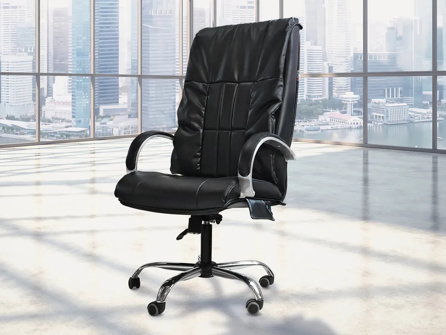 Офисное массажное кресло Ego Boss EG1001 LKFO Антрацит (Арпатек)