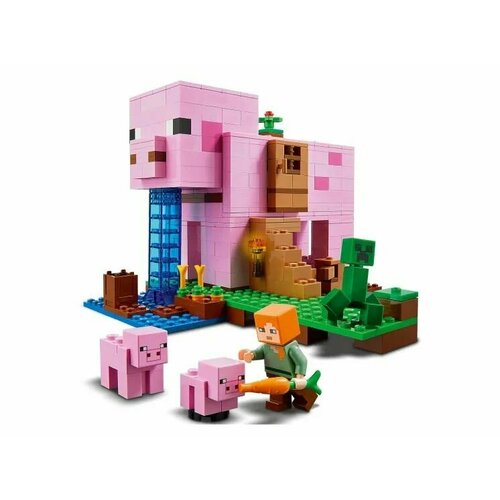 Конструктор Minecraft Дом свиньи 490 дет. 23017 конструктор lego minecraft дом свинья 490 дет 21170