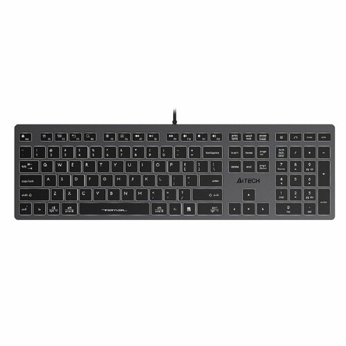 Клавиатура A4Tech Fstyler FX60 серый USB slim LED FX60 GREY WHITE 713200₽